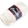 Bavlnená pletacia priadza Camilla 50 g - (8171) smotanová
