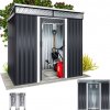InternetovaZahrada - Záhradný domček 196x122x180 cm - antracit