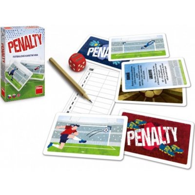 Dino Penalty - karetní cestovní hra