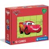 Clementoni obrázkové kocky Autá - Cars - 12 kociek