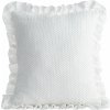 Eurofirany Mušelínová obliečka na vankúš s krajkou biela Bavlna/PES 45x45 cm