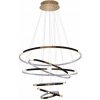 AZZARDO AZ2921 DECOline WHEEL 6 LONG DIMM GOLD stropné závesné LED svietidlo 6xLED 140W/8400lm IP20 zlatá
