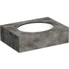 Kompaktná doska pod umývadlo so zapusteným umývadlom Intedoor TRENTA Compact imitácia bridlice dĺžka 60 cm až 160 cm x 50 cm S výrezom