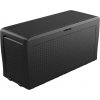 KETER SAMOA RATTAN BOX 270 L antracit (246963) - plastový úložný box