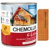 Chemolak S1025 Chemolux S Extra 0222 červený smrek 2,5l - hodvábne lesklá ochranná lazúra na drevo