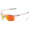 100% Sportcoupe - Soft Tact White - HiPER Red Multilayer Mirror Lens uni