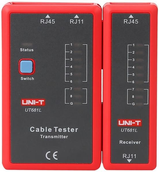 Tester káblov UT681L, RJ45/RJ11 Uni-T