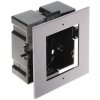 Rám so zapustenou montážnou krabicou. 1-modul HIKVISION DS-KD-ACF1(plast)