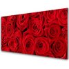 Skleneny obraz Ruže kvety rastlina 100x50 cm