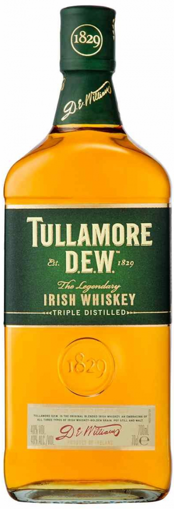 Tullamore D.E.W. 40% 0,5 l (čistá fľaša)