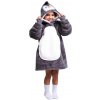 Cozy Noxxiez Hrejivá televízna mikinová deka s kapucňou pre deti 3 - 6 rokov Tučniak