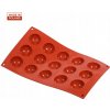 Silikónová pologuľová forma fi 4 cm, h 2 cm, 15 zásuviek F-19 Genes