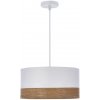 Candellux Luster na lanku BIANCO 1xE27/40W/230V biela/hnedá CA0822 + záruka 3 roky zadarmo + záruka 3 roky zadarmo