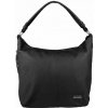 SASKIA dámska koženková kabelka Čierna