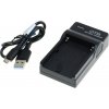 OTB Sony NP-FM50 / NP-FM70 / NP-FM90 / NP-FM500H Nabíjačka batérií, MicroUSB