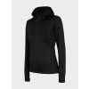 4F H4L22-BLDF350 DEEP BLACK Dámska mikina US XL