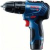 BOSCH Aku vŕtačka GSB 12V-30 Professional 2× 2 Ah + 14 ks vrtákov + 25 ks bitov v taške 0.601.9G9.101 0.601.9G9.101