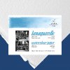 AKVARELOVÝ BLOK - LANA - LANAQUARELLE - 100 % BAVLNA - 300 GSM - COLD PRESSED - 20 LISTOV | 18x26 CM