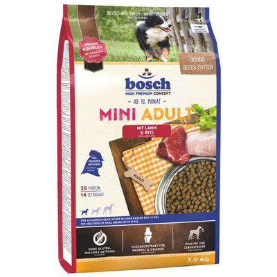 Bosch Mini Adult Lamm & Reis 3 kg od 13,55 € - Heureka.sk