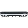 KITT Rear Diffuser with Chrome Exhaust Tips suitable for Mercedes GLB X247 SUV (2020-up) GLB 35 Design