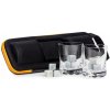 Súprava pre milovníkov whisky na miešané nápoje v puzdre