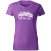 T-ričko Alfa Romeo 156 predfacelift dámske tričko Farba trička: Fialová, Farba potlače: Biela, Veľkosť: L