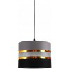 Belis | Luster na lanku CORAL 1xE27/60W/230V čiernošedá | BE0217