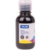 Farba temperová MILAN 125ml čierna