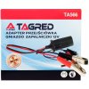 TAGRED TA566 Adaptér autobaterie - zásuvka autozapalovače 12V s krokosvorkami,