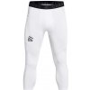 Pánske kompresné 3/4 legíny Under Armour CURRY BRAND 3/4 LGS biele 1379828-100 - XXL