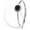 Blink-Blink Elegantný diamantový prsteň s čiernymi diamantami 0.13 ct 1450BCiDG