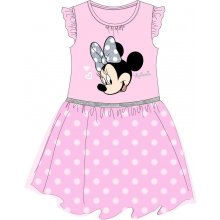 Minnie Mouse licencie dievčenské šaty Minnie Mouse 5223B178 ružová