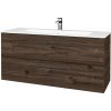 Dreja Umývadlova skrinka GIO SZZ2 120 - D25 Teak / Úchytka T06 / D25 Teak