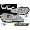 Tuning-tec SVETLOMETY TUBE LIGHT DRL CHROME pasuje na BMW X5 E70 07-13