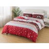 XPOSE® Predĺžené flanelové obliečky SANTA 140x220 cm, 70x90 cm, Flanel + Predĺžená možnosť vrátenia tovaru do 50 dní