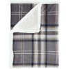 Sivá deka s baránkom 130x170 cm Kelso Check – Catherine Lansfield