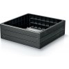 Prosperplast Vyvýšený záhon BASE WOODY IBWS antracit 75x75x25cm