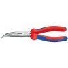 Kliešte pologuľaté s bočným cvikom PVC, 2622200 KNIPEX