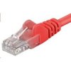 PremiumCord sp6utp010R patch UTP, RJ45-RJ45, CAT6, 1m, červený