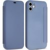 AppleKing flipové silikónové puzdro s kapsou na kartu pre iPhone 11 Pro Max - modrosivé - možnosť vrátiť tovar ZADARMO do 30tich dní