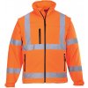 Reflexná Softshell bunda 2v1 L Oranžová