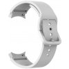 4wrist Silikónový remienok pre Samsung Galaxy Watch 6/5/4 - White