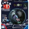 RAVENSBURGER 3D Svítící puzzleball Hvězdný globus 190 dílků