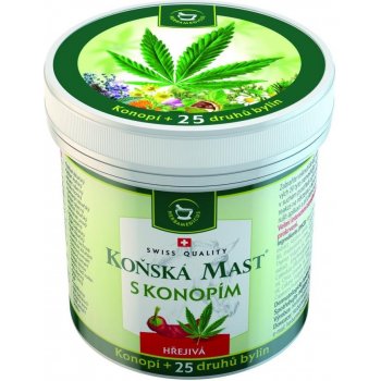 Herbamedicus konská masť s konopou hrejivá 250 ml