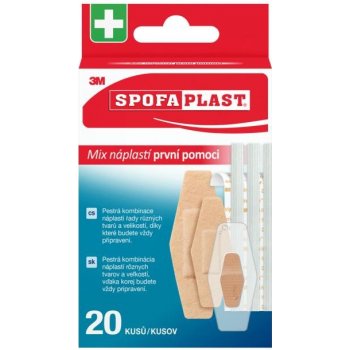 SPOFAPLAST 3M Spofaplast Náplasti prvej pomoci 607, mix, 20 ks