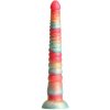 Ns Novelties Stacked 12 Inch Dildo Red Gold