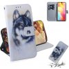 Peňaženkové kožené puzdro na Xiaomi Mi Note 10 Lite - White Wolf