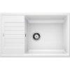 Blanco Zia XL 6 - Silgranitový drez, 78x50 cm, s ovládaním odtoku, biela 523267