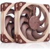 Noctua NF-A12X25 G2 PWM SX2-PP systém chladenia počítačov Počítačová skriňa Ventilátor 12 cm Béžová 2 kusov