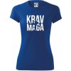 Nápis Krav Maga - Dámske Fantasy športové (dresovina) - XL ( Kráľovská modrá )